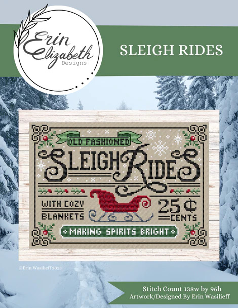 Sleigh Rides - Cross Stitch Pattern
