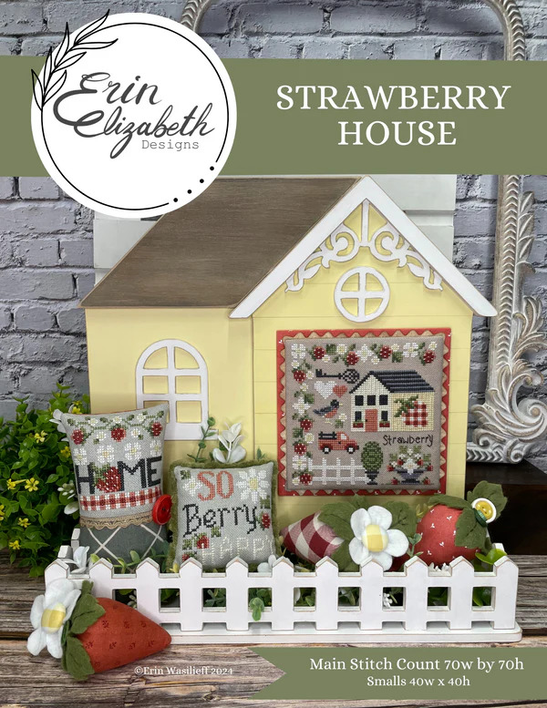 Strawberry House - Cross Stitch Pattern