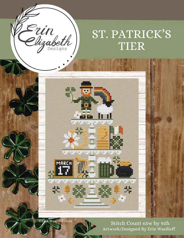 St. Patrick's Tier - Cross Stitch Pattern
