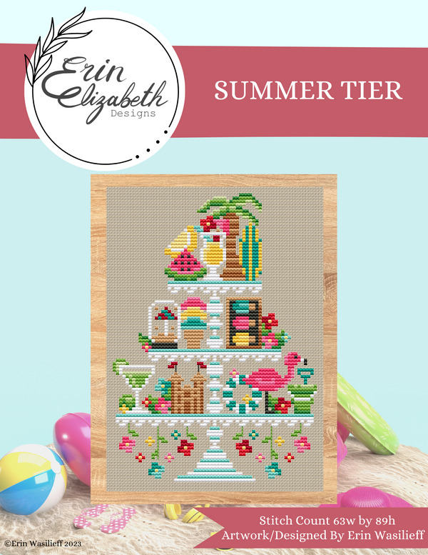 Summer Tier - Cross Stitch Pattern