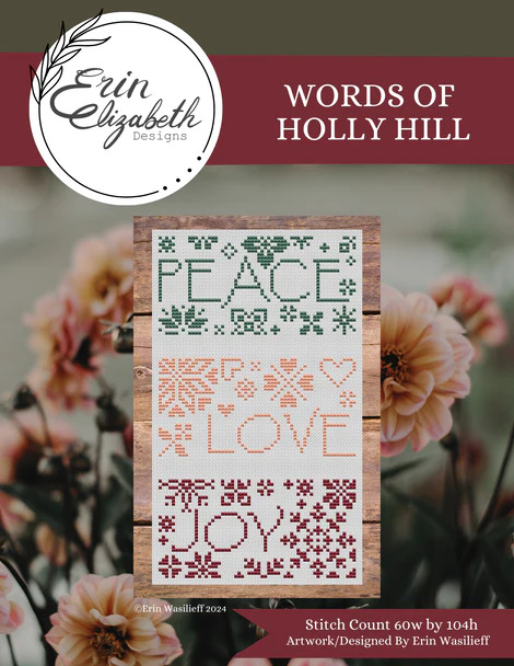 Words of Holly Hill  - Cross Stitch Pattern
