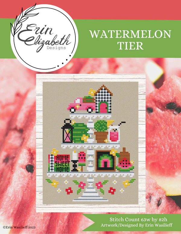 Watermelon Tier - Cross Stitch Pattern