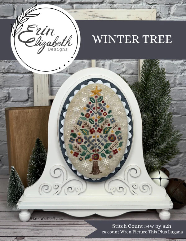 Winter Tree - Christmas Cross Stitch Pattern