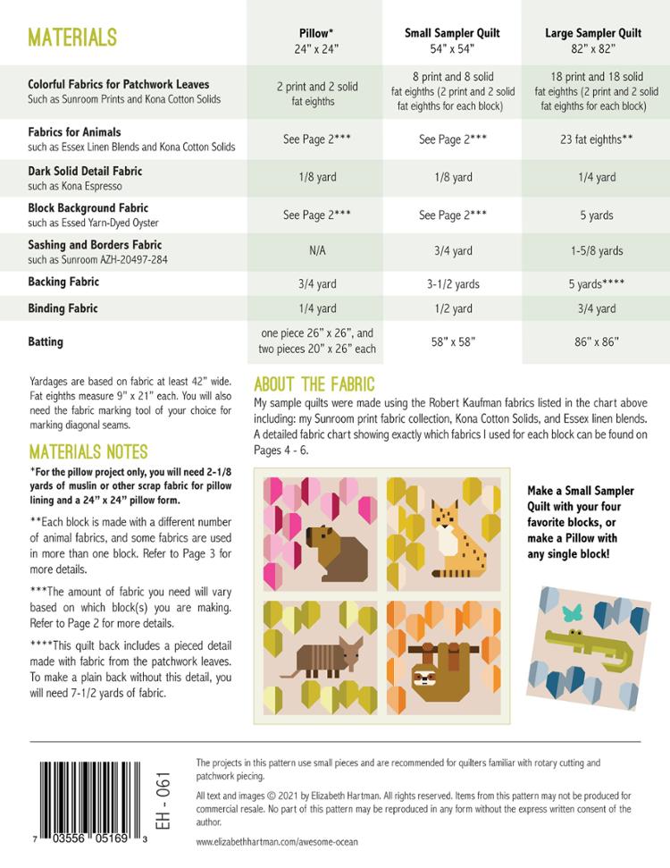 Rainbow Rainforest - Quilt Pattern