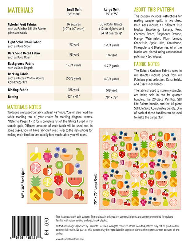 The Produce Section - Quilt Pattern 