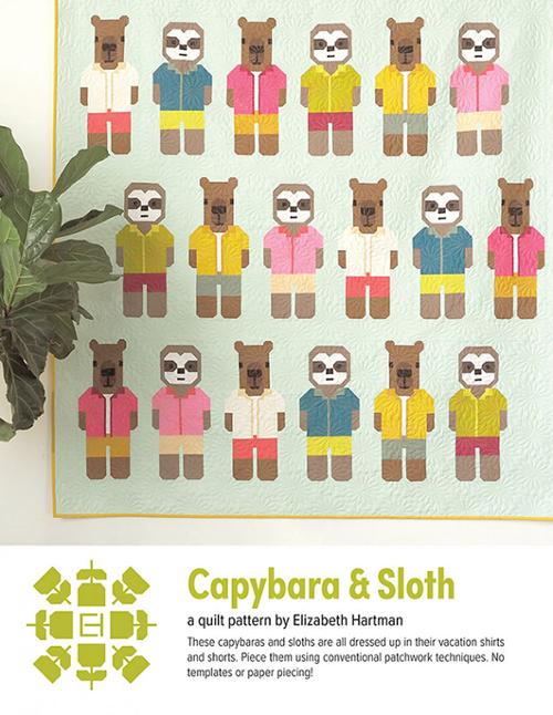 Capybara & Sloth - Quilt Pattern