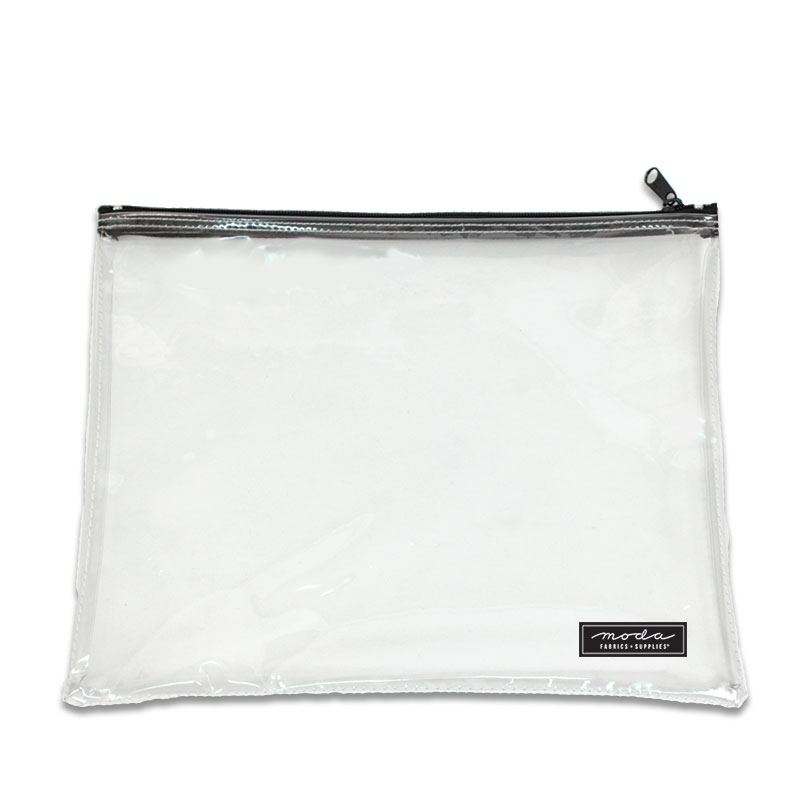 Clear Bag with  Zipper 14" x 12"
