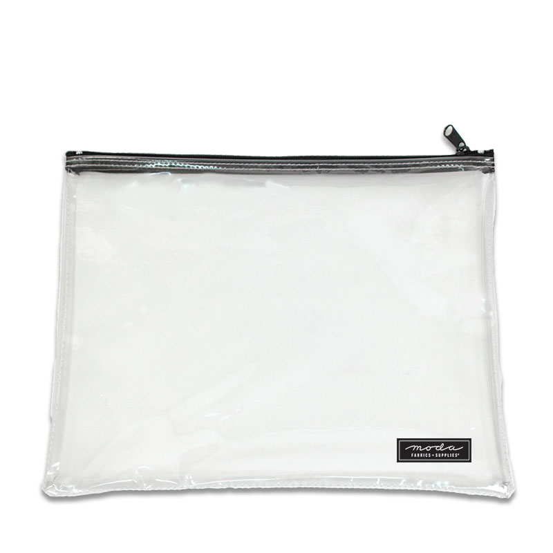 Clear Bag with  Zipper 13" x 10"