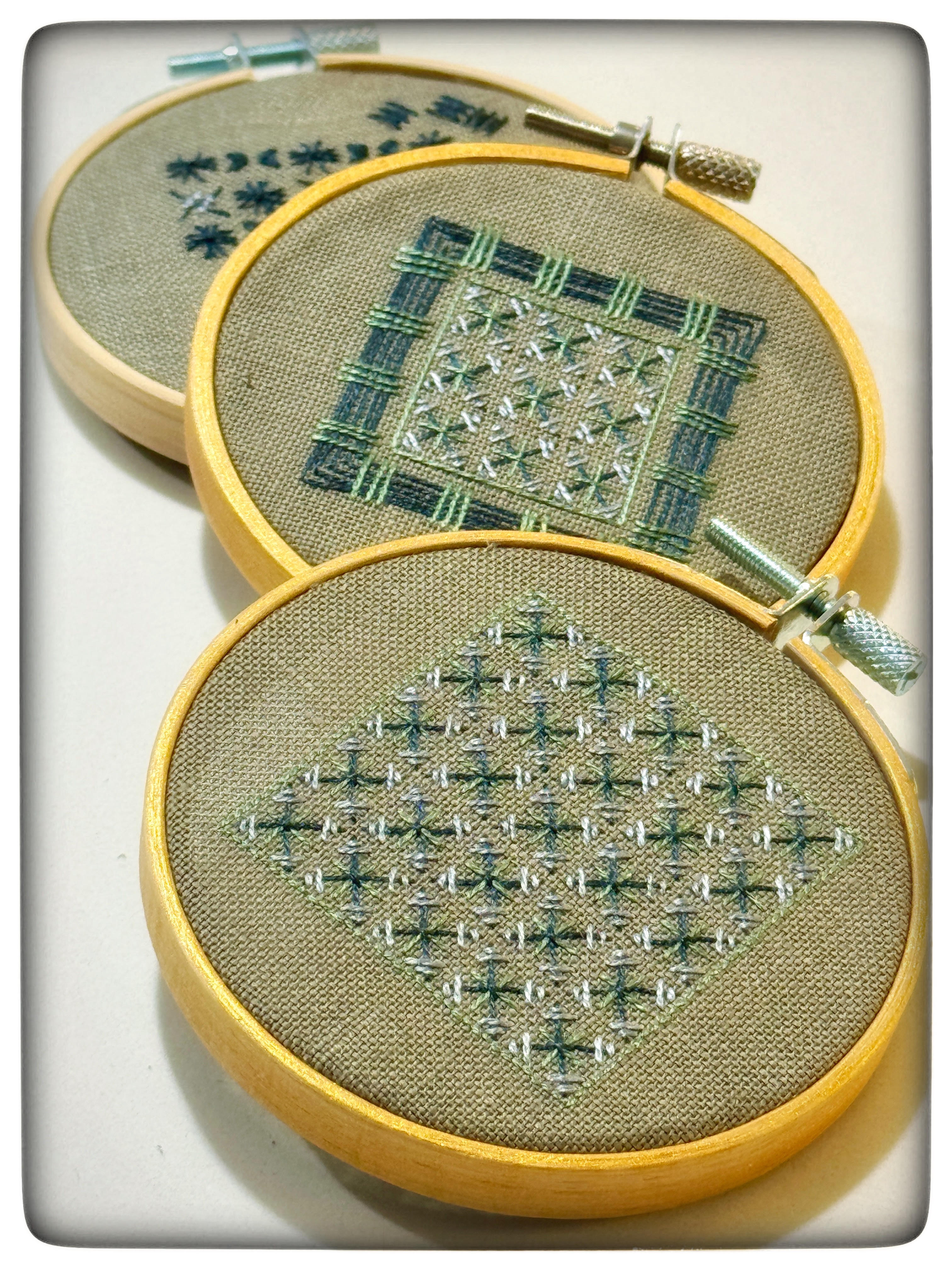 Father Lee Ornaments - Christmas Cross Stitch Pattern