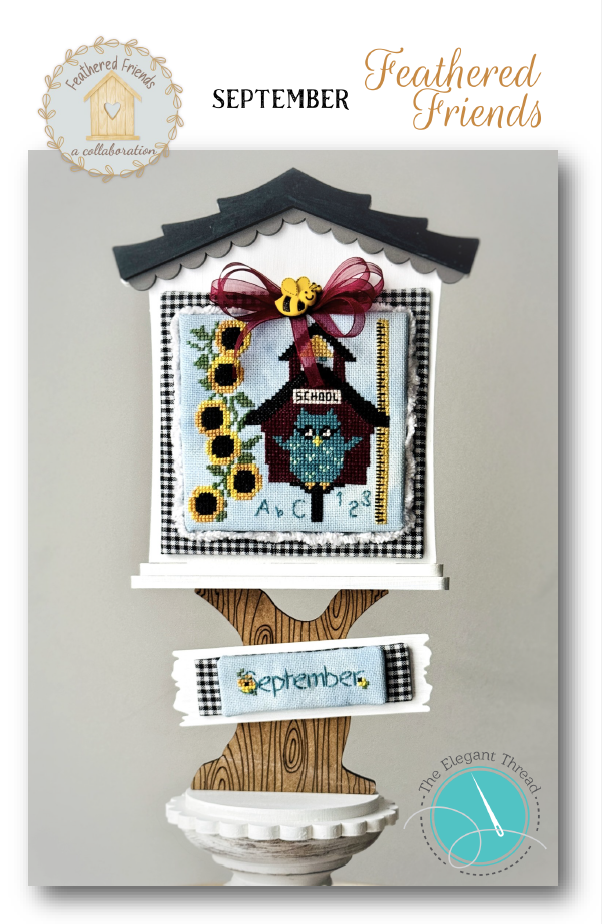 Birds of a Feather - September - Cross Stitch Pattern