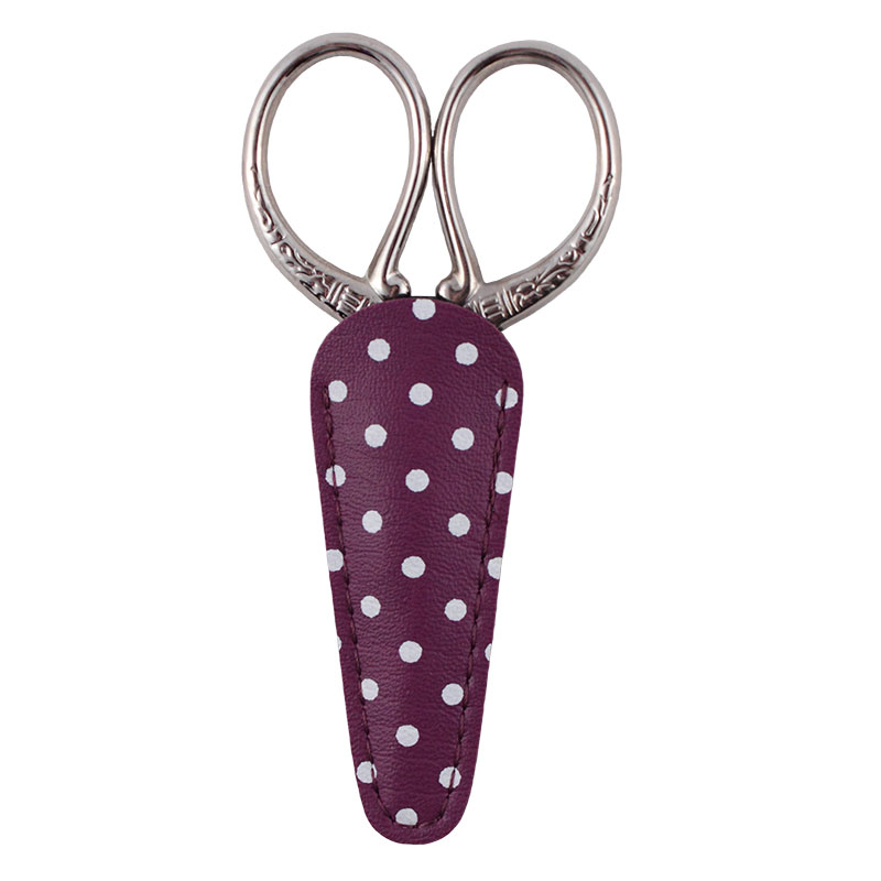 Embroidery Scissor Case Purple and White