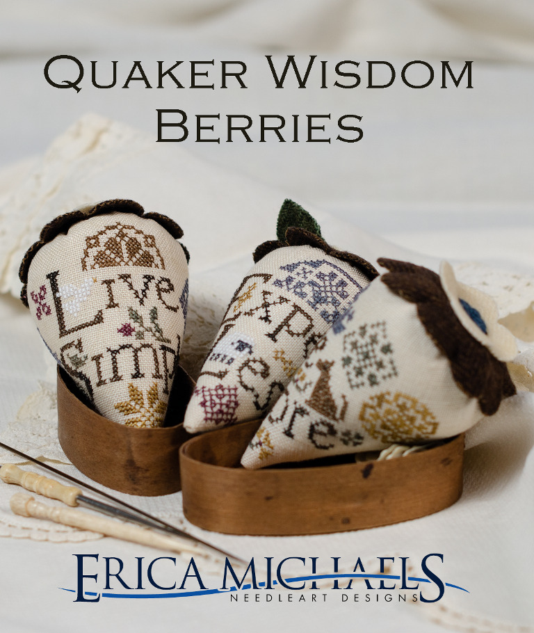 Quaker Wisdom Berries - Cross Stitch Pattern