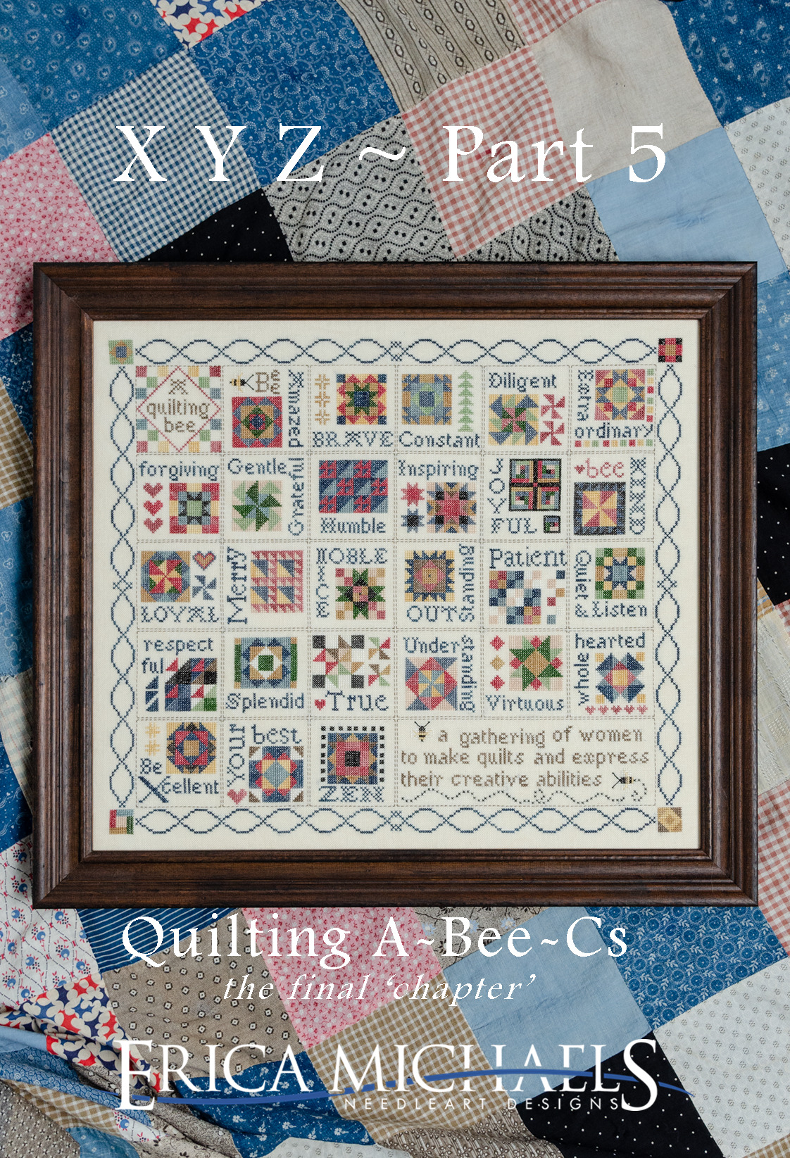 Quilting A-Bee-Cs Part 5 - Cross Stitch Pattern