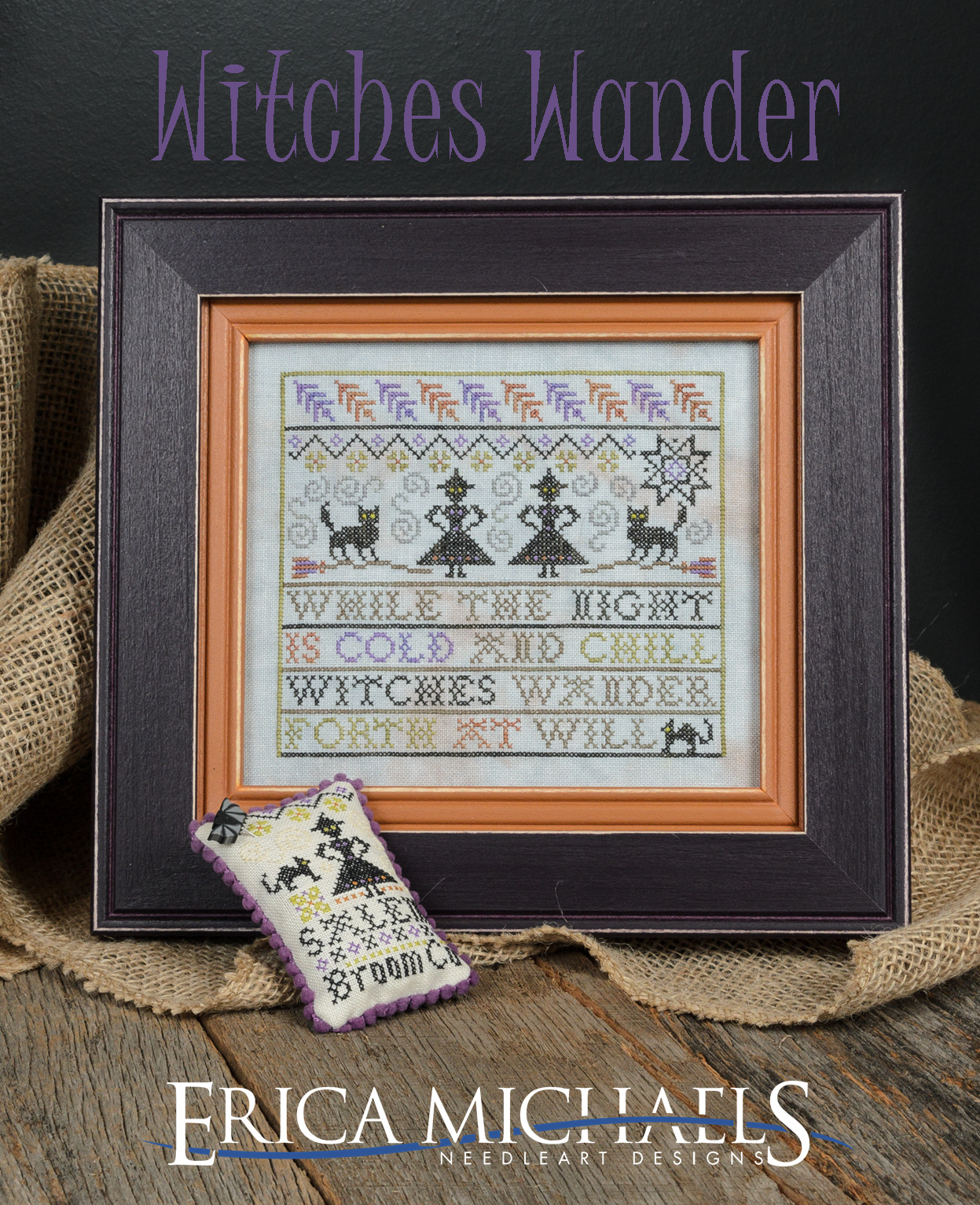 Witches Wander - Halloween Cross Stitch Pattern