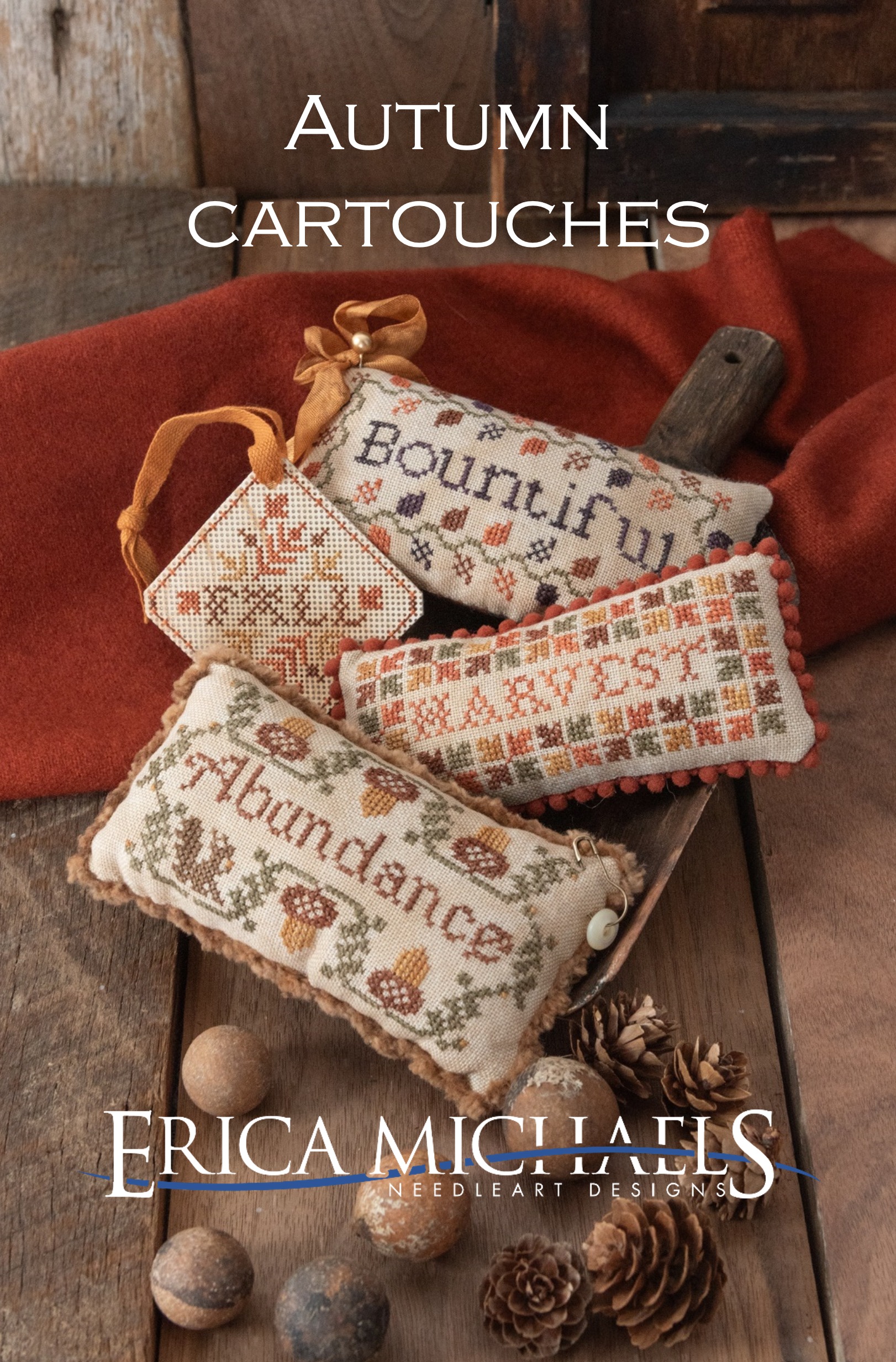 Autumn Cartouches - Cross Stitch Pattern