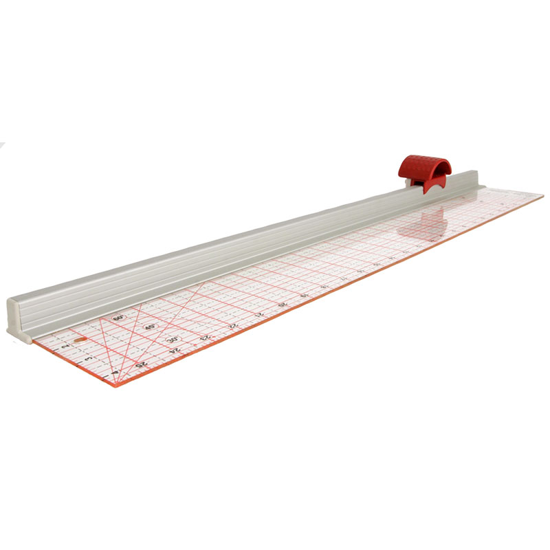 Large Quilt Ruler Cutter 4.5" x 27.5", zoomed in. Select this picture to zoom back out.