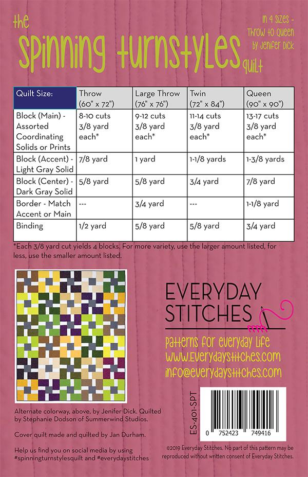 Spinning Turnstyles - Quilt Pattern