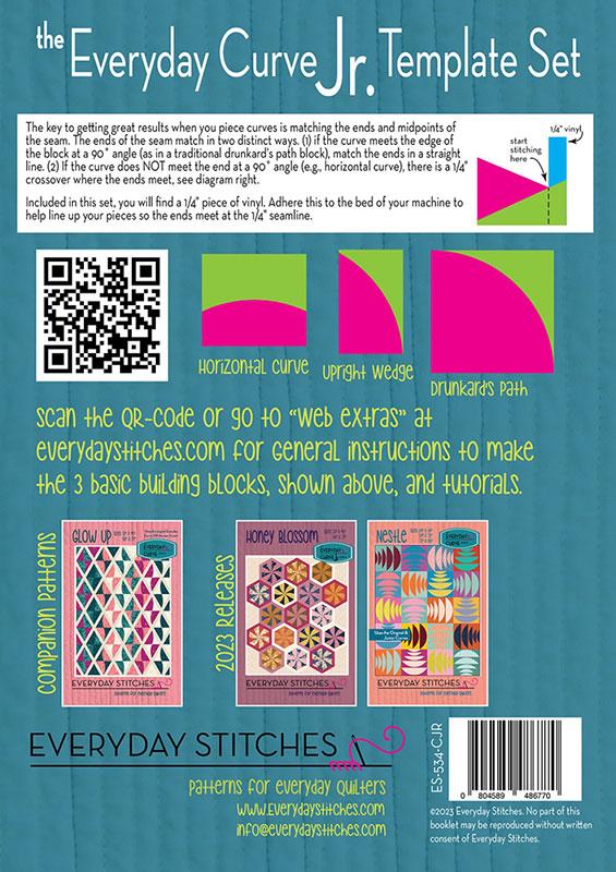 The Everyday Curve Jr Quilt Templates
