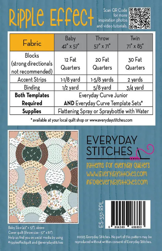 Ripple Effect - Quilt Pattern