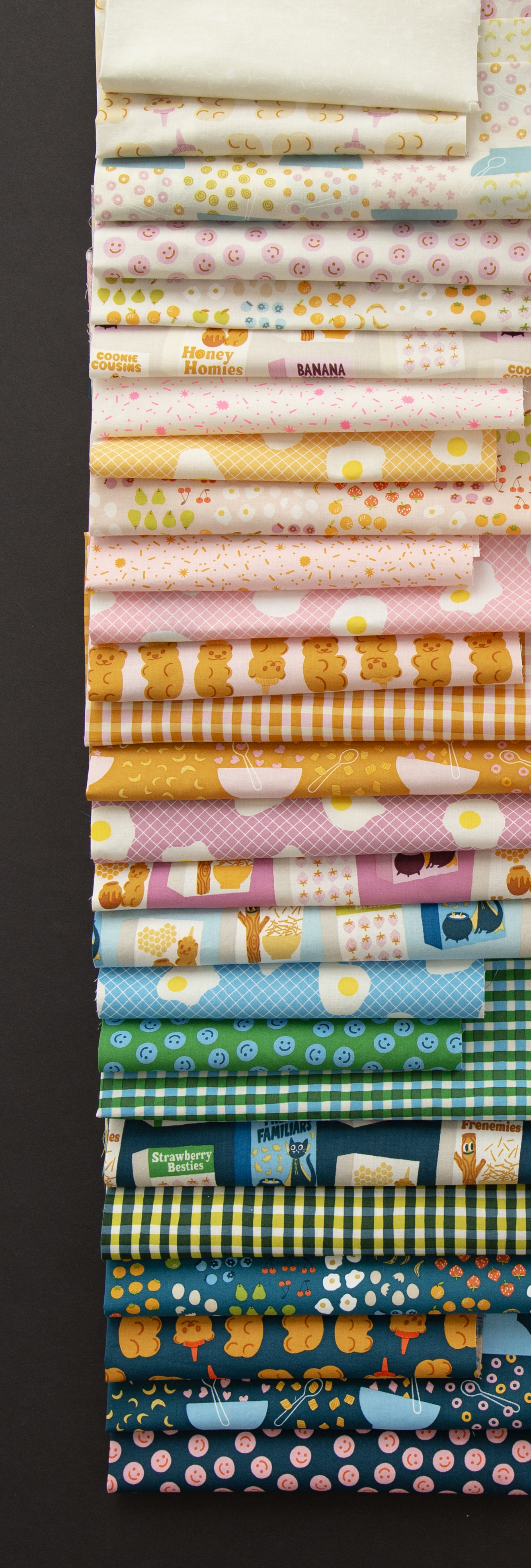 Egg and Friends Cereal Galaxy - Quilt Fabric