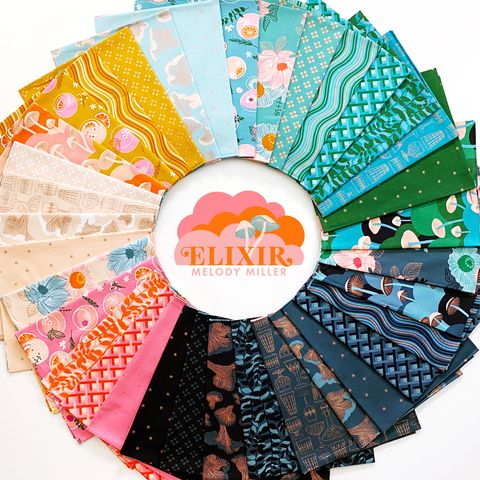 Elixir Smoke - Lush Floral - Quilt Fabric