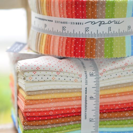 Eyelet Basic - Leaf - Quilt Fabric