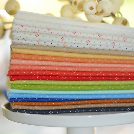Eyelet Basic - Leaf - Quilt Fabric