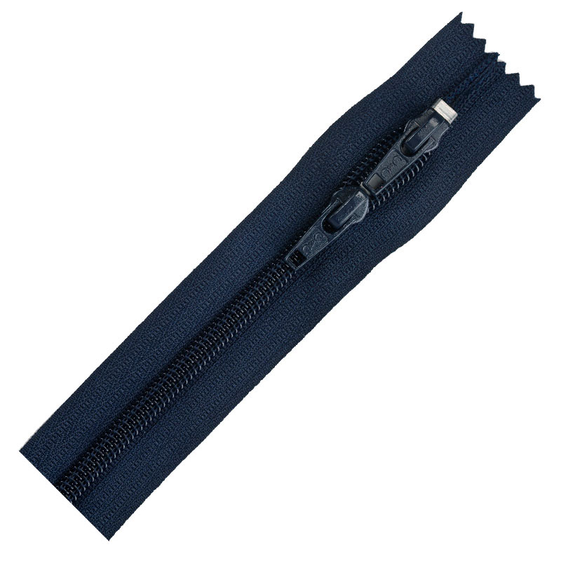 Purse Zipper 12" Navy