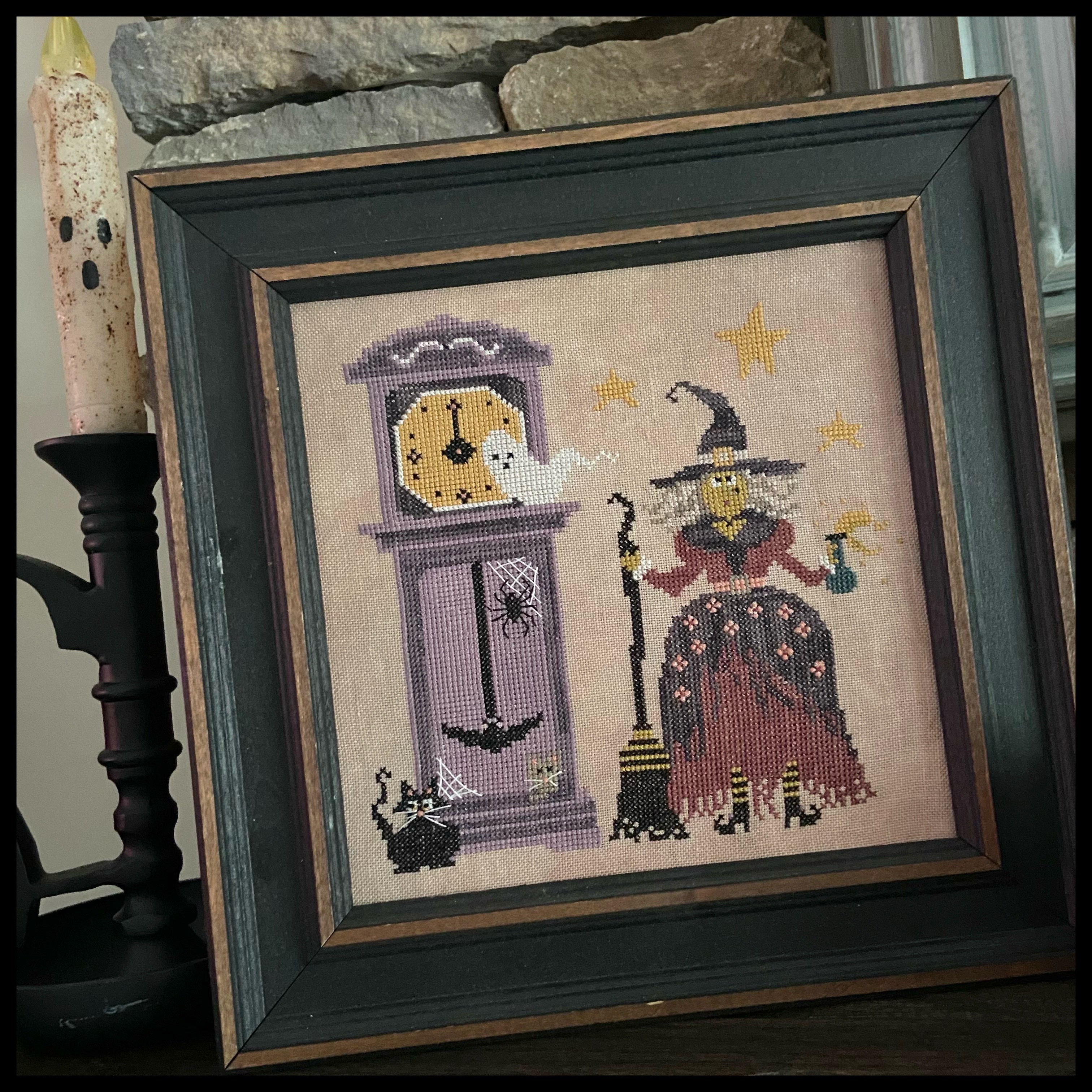 Witching Hour- Halloween Cross Stitch Pattern