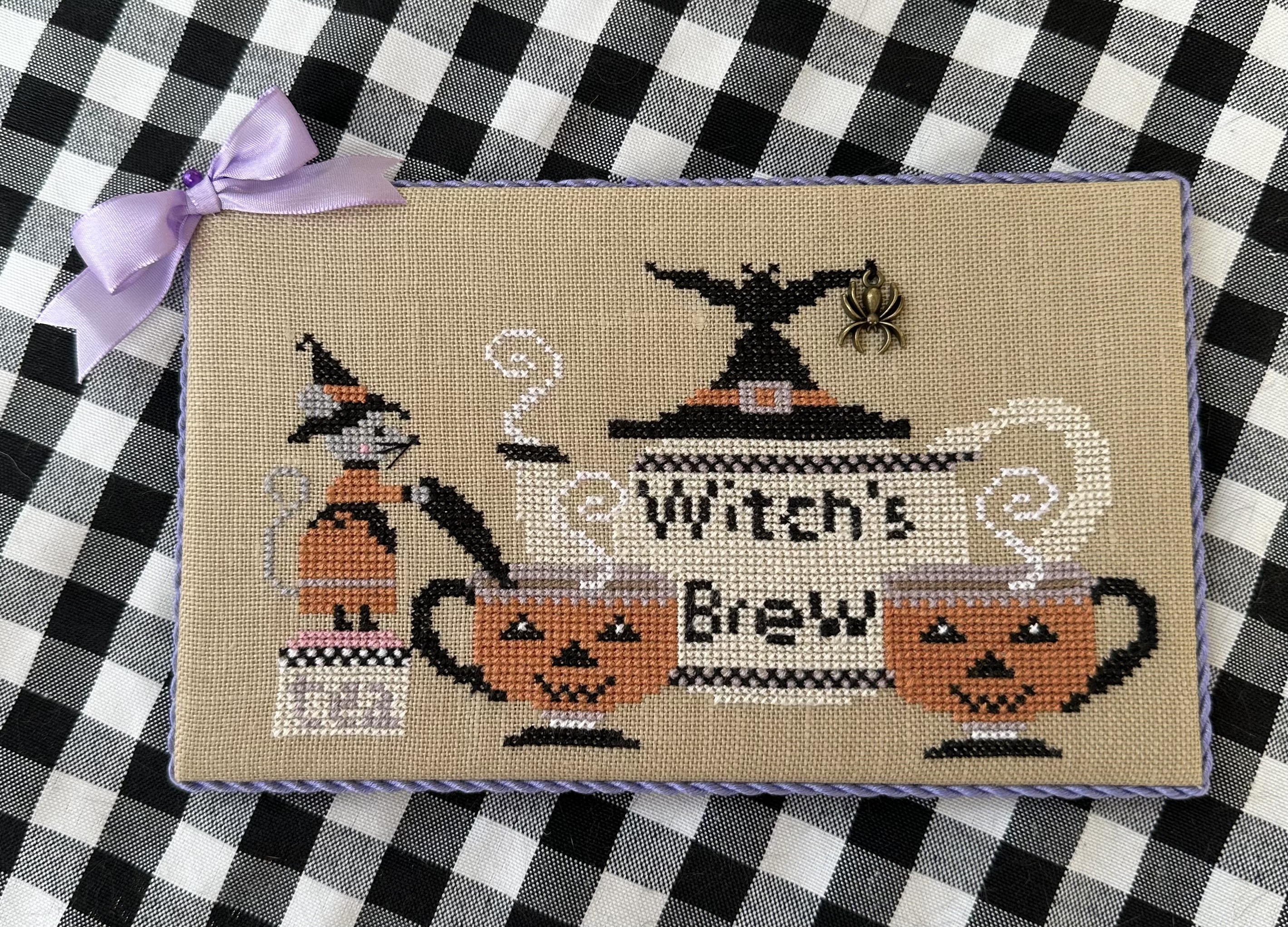 Witch's Brew - Halloween Cross Stitch Pattern 