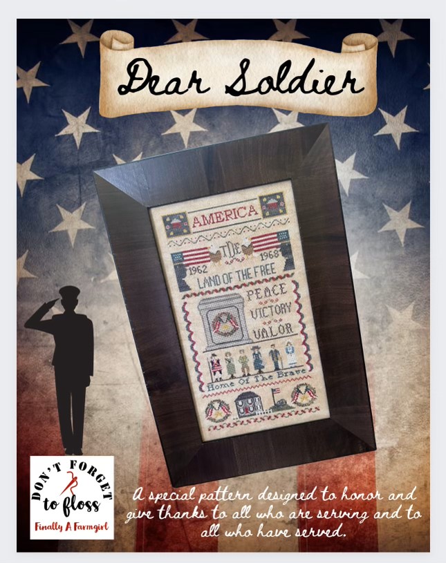 Dear Soldier - Cross Stitch Pattern 