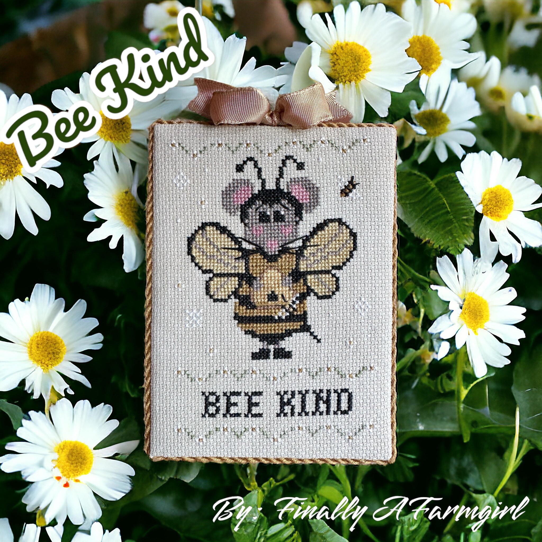 Bee Kind - Cross Stitch Pattern 