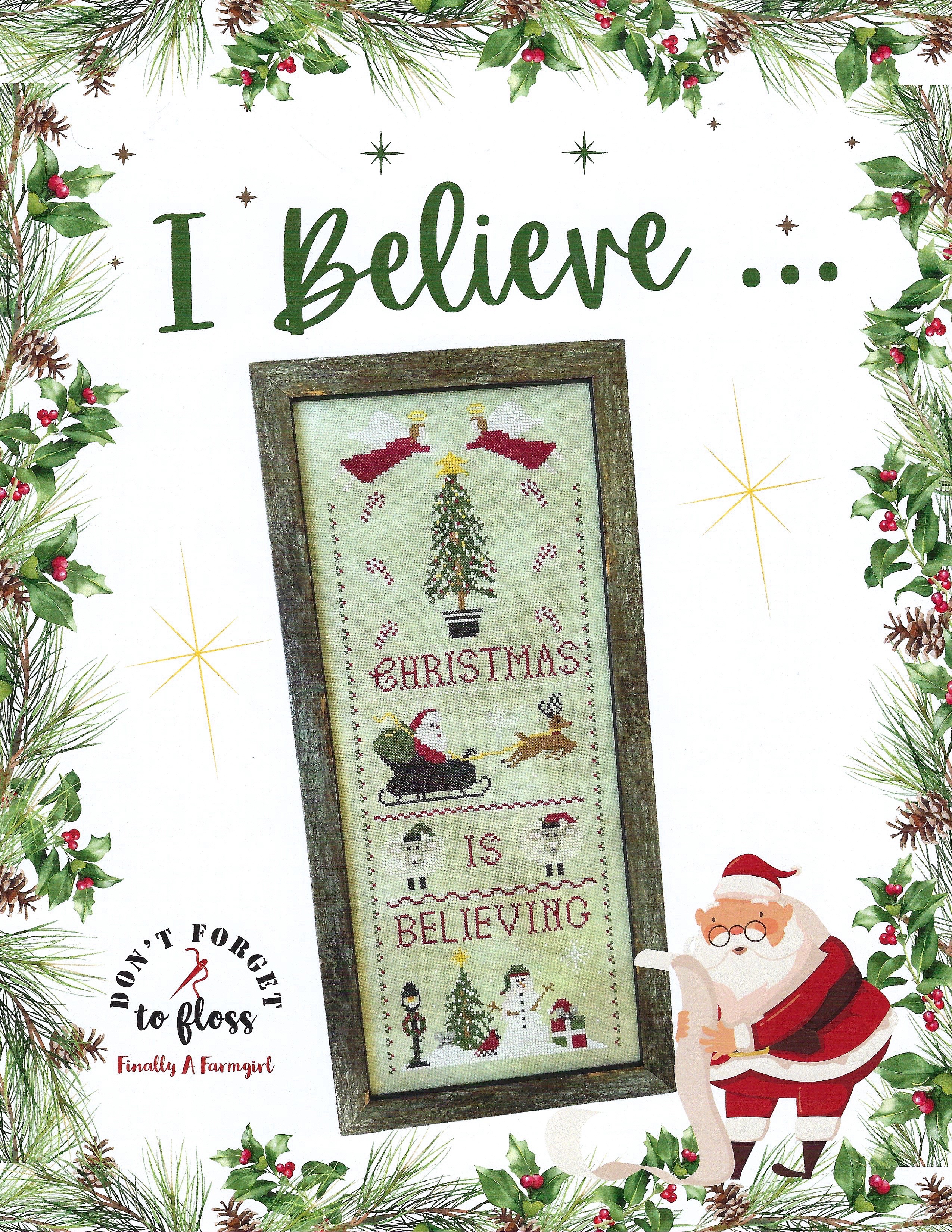I Believe... - Christmas Cross Stitch Pattern 