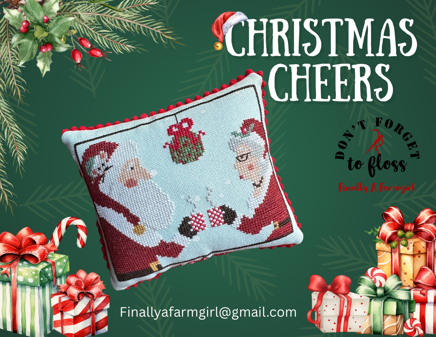 Christmas Cheers - Cross Stitch Pattern 