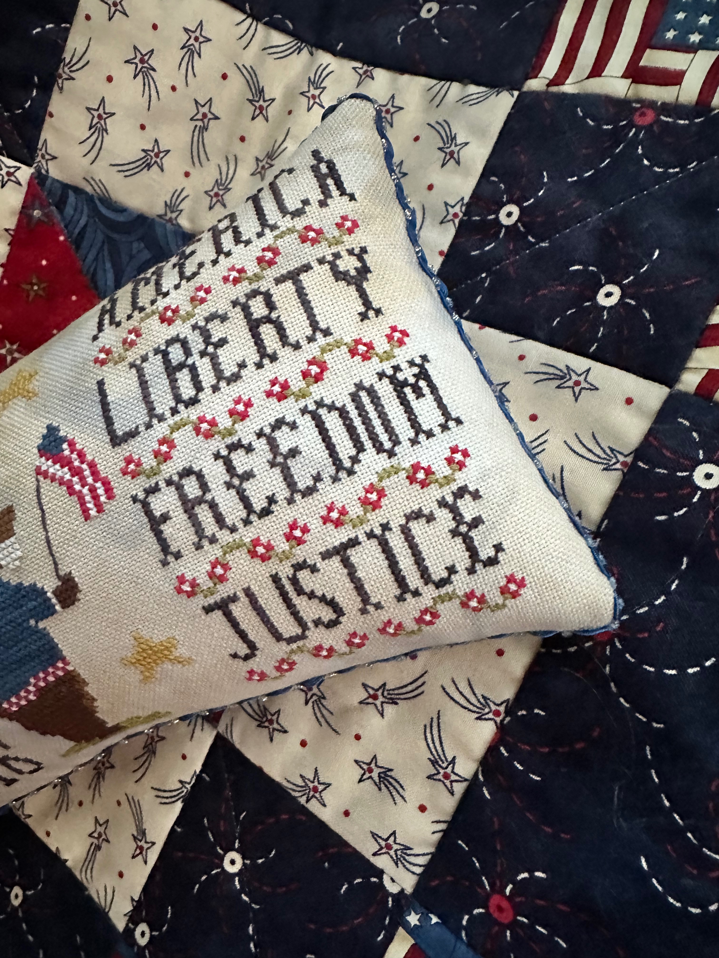 Land That I Love - Patriotic Cross Stitch Pattern