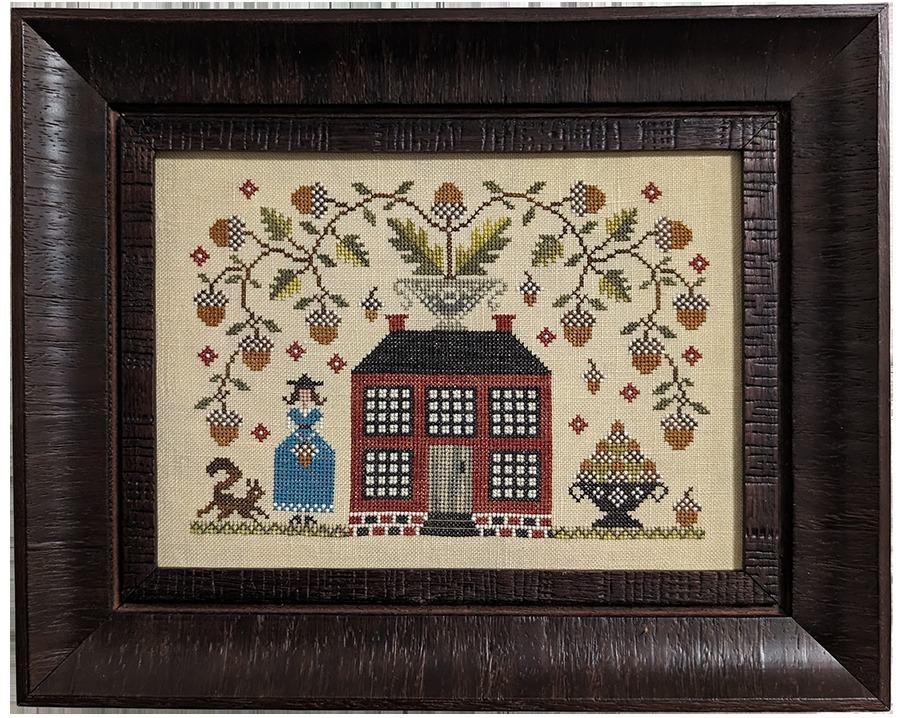 A Gathering Of Acorns - Cross Stitch Pattern 