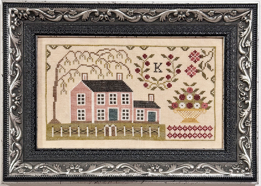 Audie's Pink House - Cross Stitch Pattern 