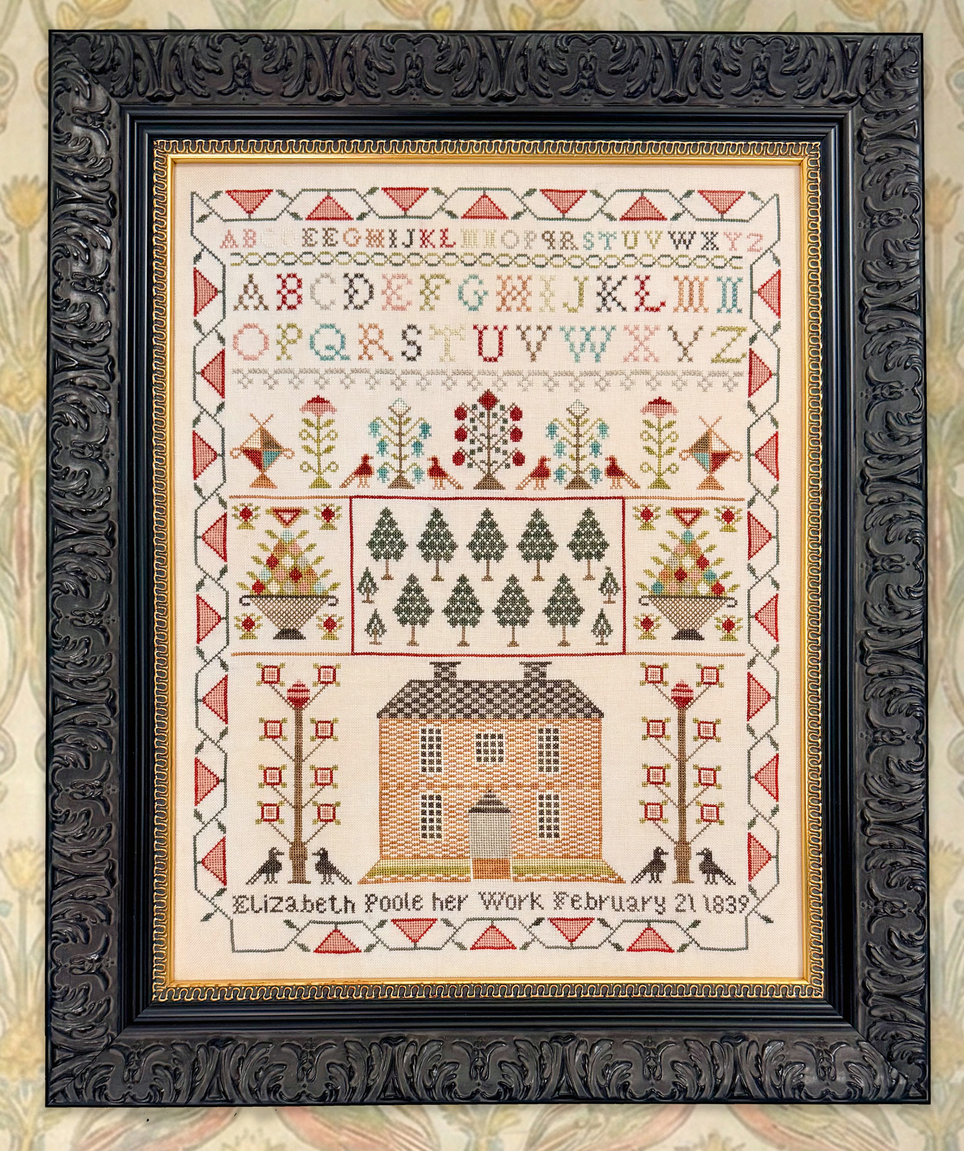 Elizabeth Poole 1839 - Cross Stitch Pattern