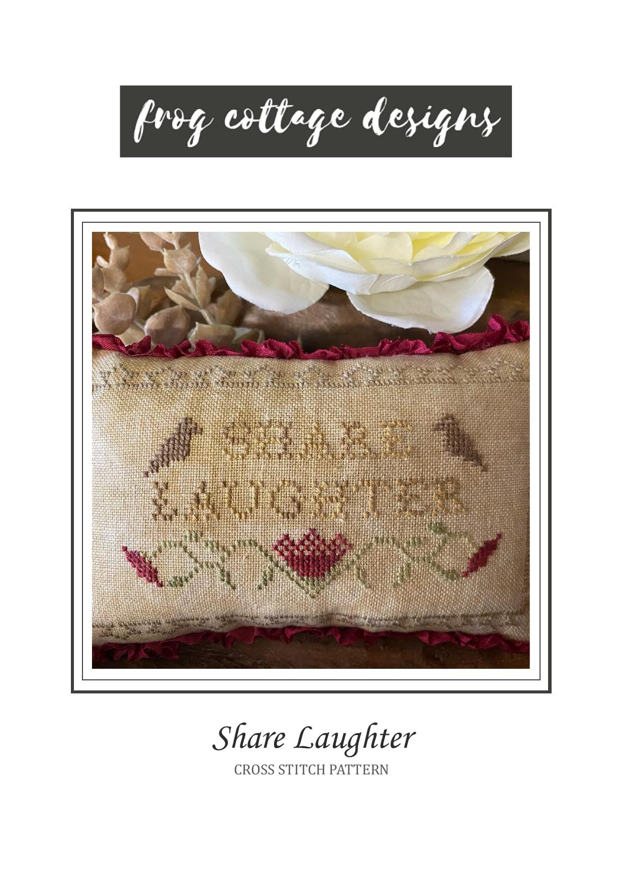 Share Laughter - Cross Stitch Pattern