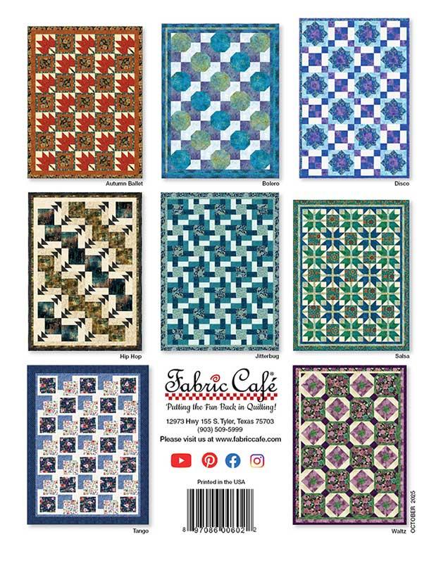 Step It Up With 5-Yard Quilts - Quilt Pattern Book, different perspective #1, zoomed in. Select this picture to zoom back out.