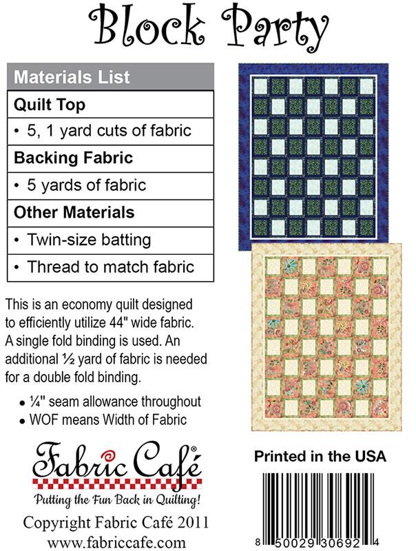 Block Party - Quilt Pattern