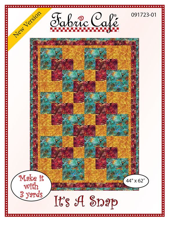Its A Snap 3 Yard Lap Quilt - Quilt Pattern