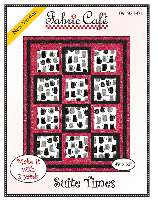 Suite Times 3 Yard Lap Quilt - Quilt Pattern