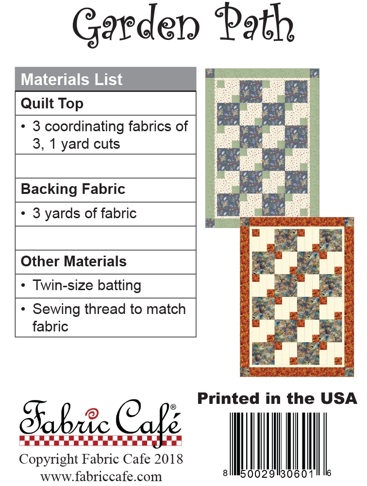 Garden Path - Quilt Pattern