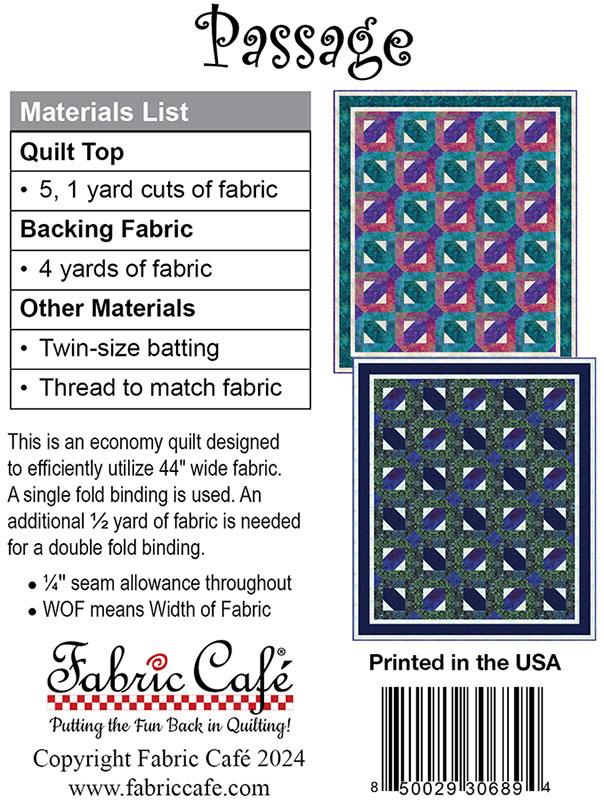 Passage - Quilt Pattern