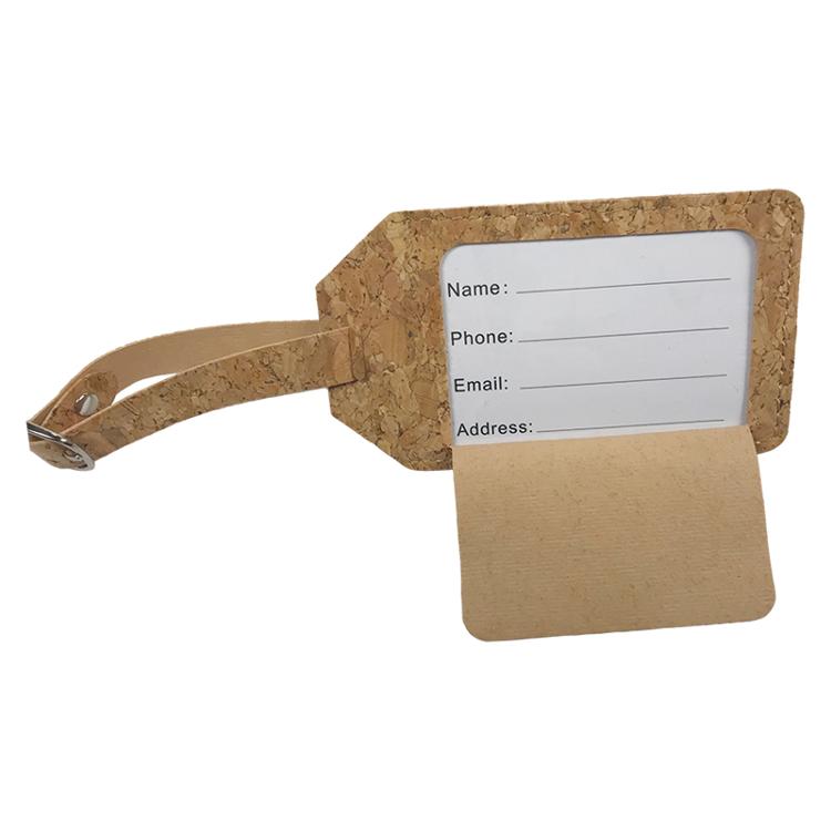 Cork Luggage Tag How I Roll