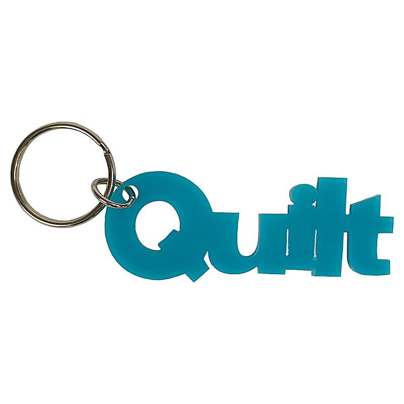 Key Ring Quilt Turquoise