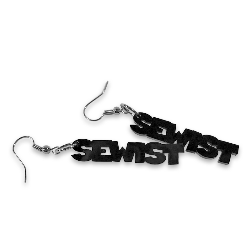 Earrings Sewist Black