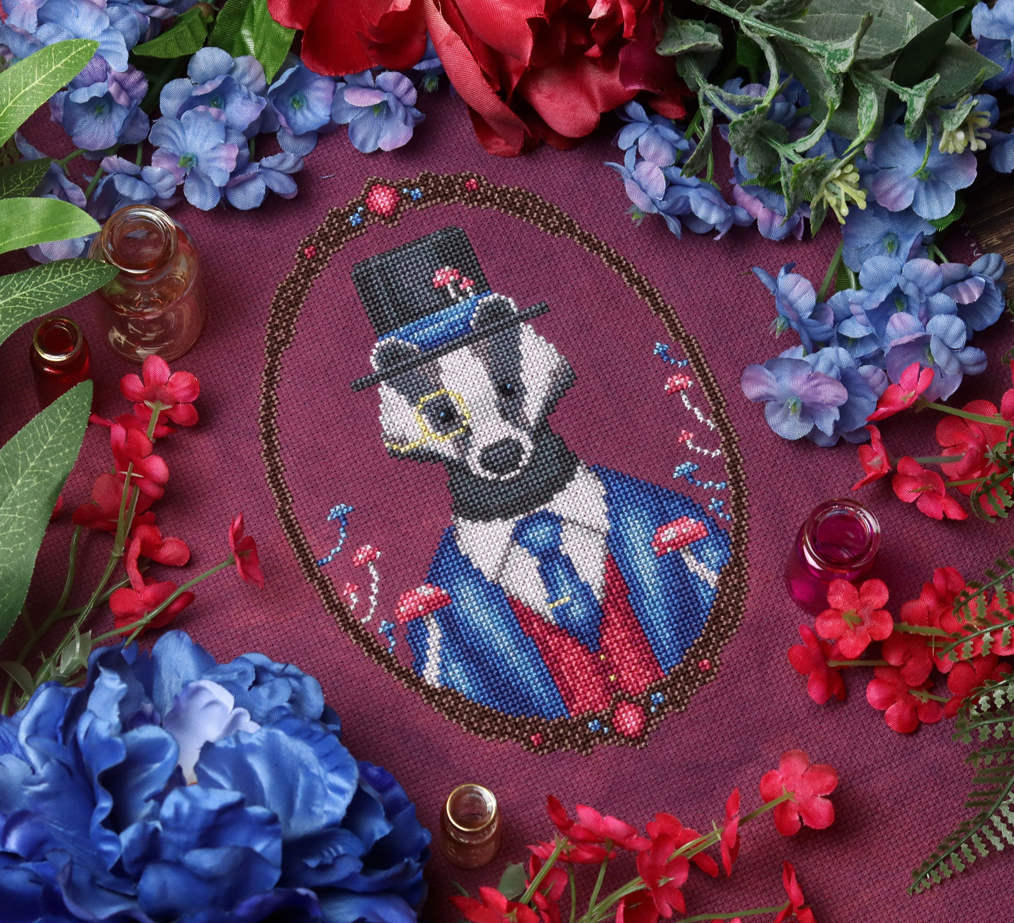 Badger Gentleman - Cross Stitch Pattern