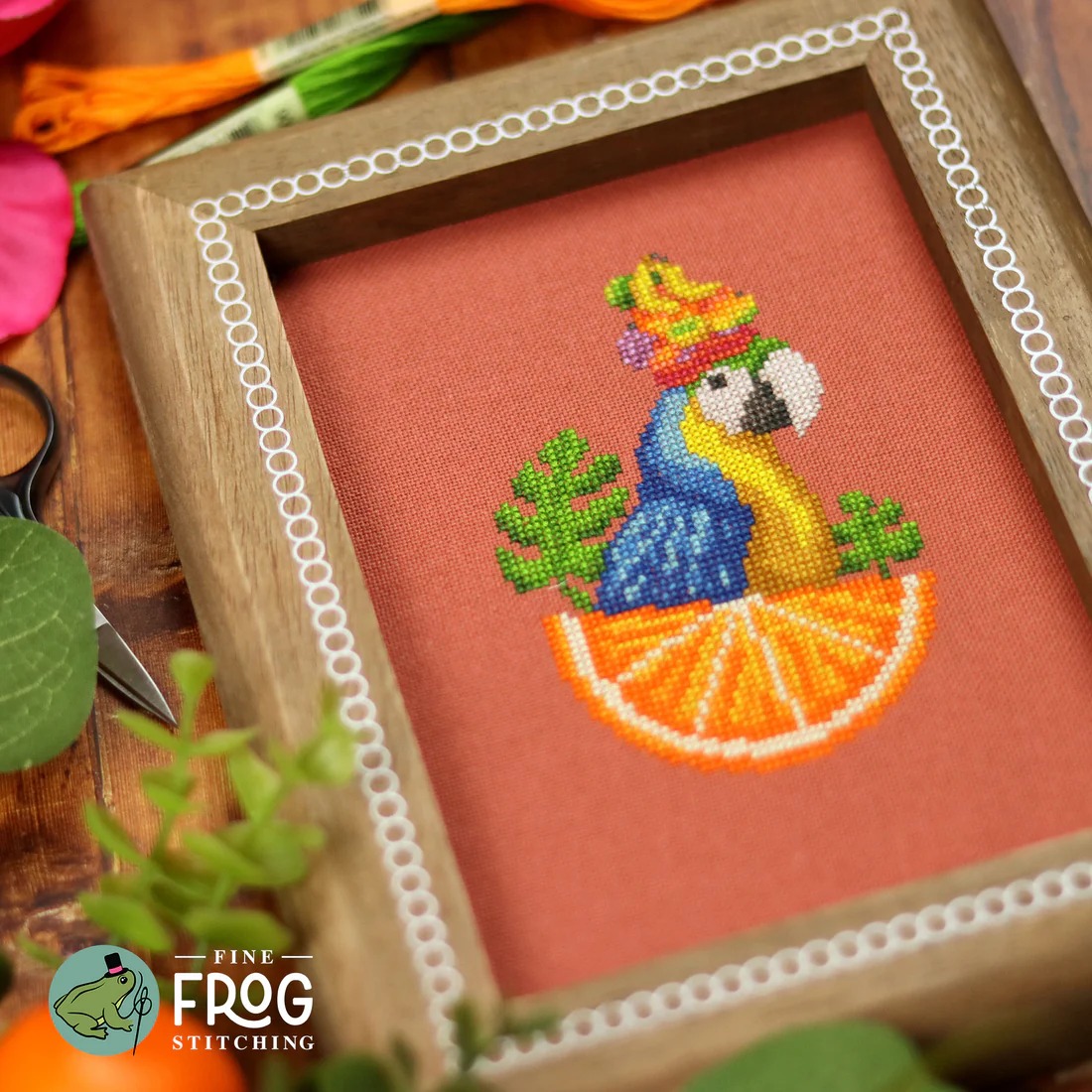 Fruit Hat Senorita - Cross Stitch Pattern